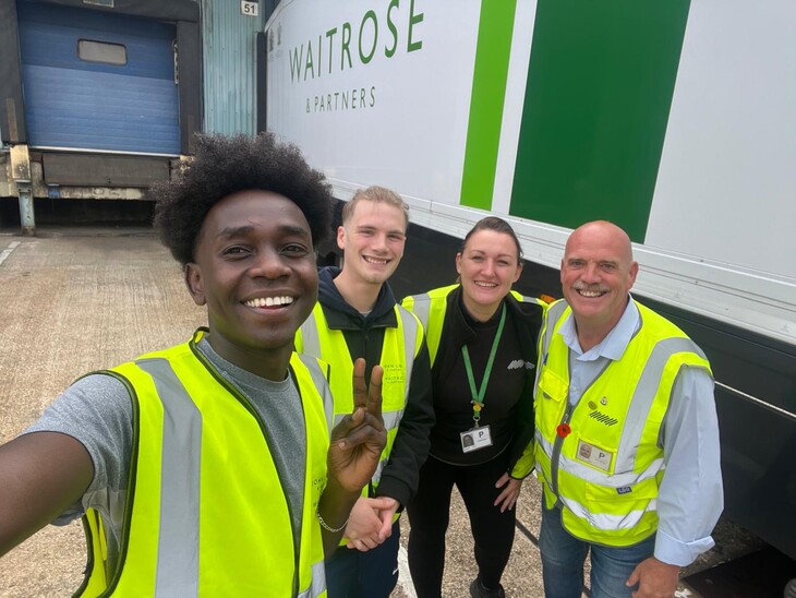 Four John Lewis distribution Partners taking part in the Build Better Futures initiative