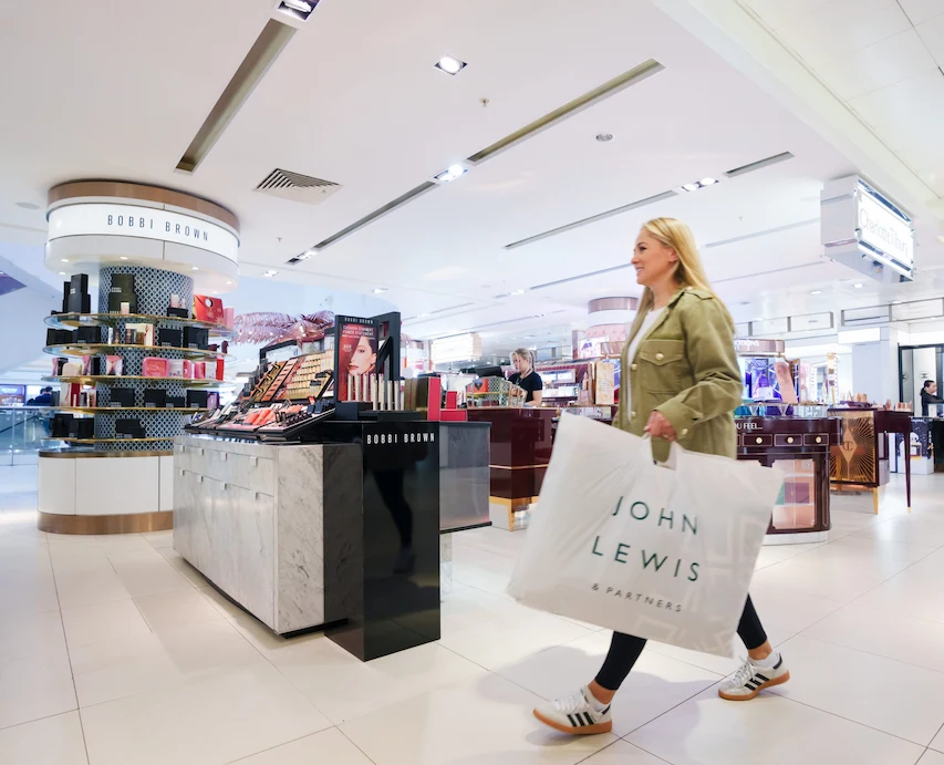A John Lewis beauty hall